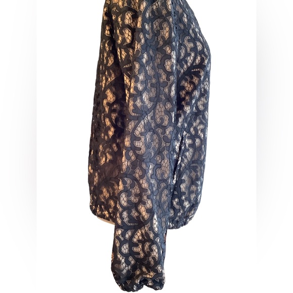 TRINA‎ TURK  BLACK LACE BOMBER JACKET SIZE 4 - Picture 7 of 16